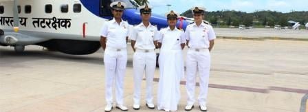 INDIAN COAST GUARD IN UNIFORM