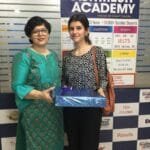 Dashmesh Academy student selected for CDS (Combined Defence Services) proudly receiving recognition for their achievement – A journey of dedication, perseverance, and success