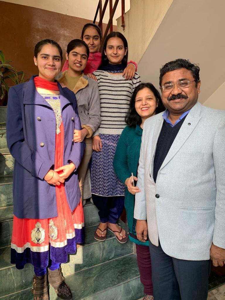 Dashmesh Academy students celebrating success in the Nursing Entrance Exam, stepping towards a bright career in healthcare with expert guidance and hard work!